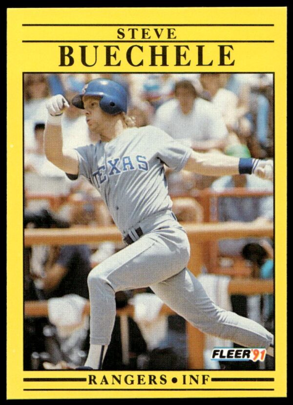 1991 Fleer Steve Buechele #283 (Front)