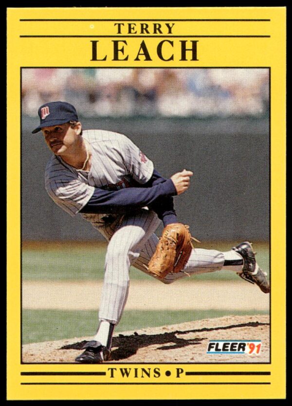1991 Fleer Terry Leach #616 (Front)