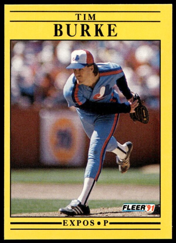 1991 Fleer Tim Burke #227 (Front)