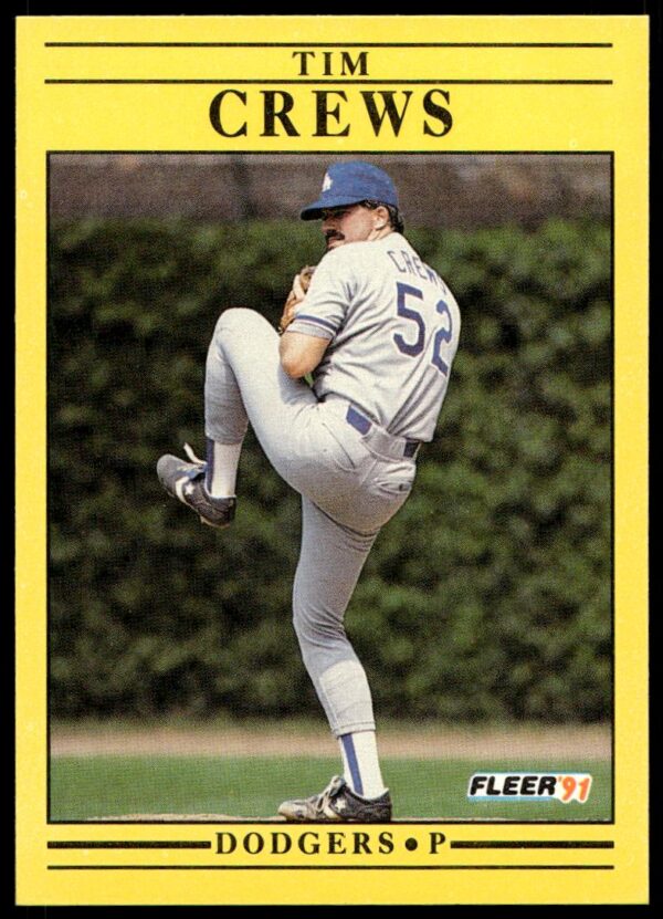 1991 Fleer Tim Crews #197 (Front)