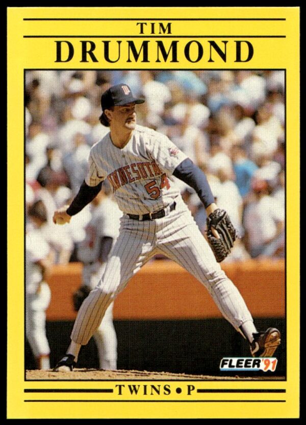 1991 Fleer Tim Drummond #607 (Front)