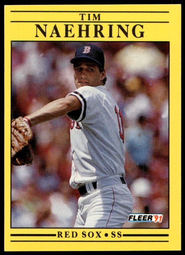 1991 Fleer Tim Naehring #105 (Front)