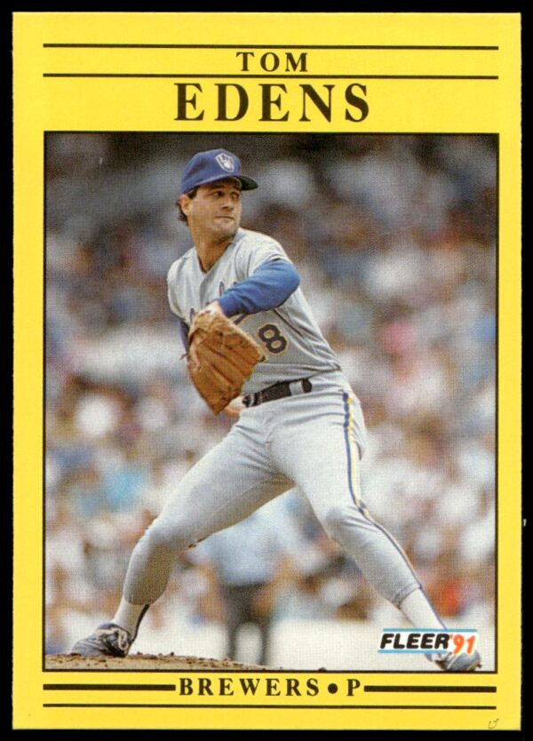 1991 Fleer Tom Edens #582 (Front)