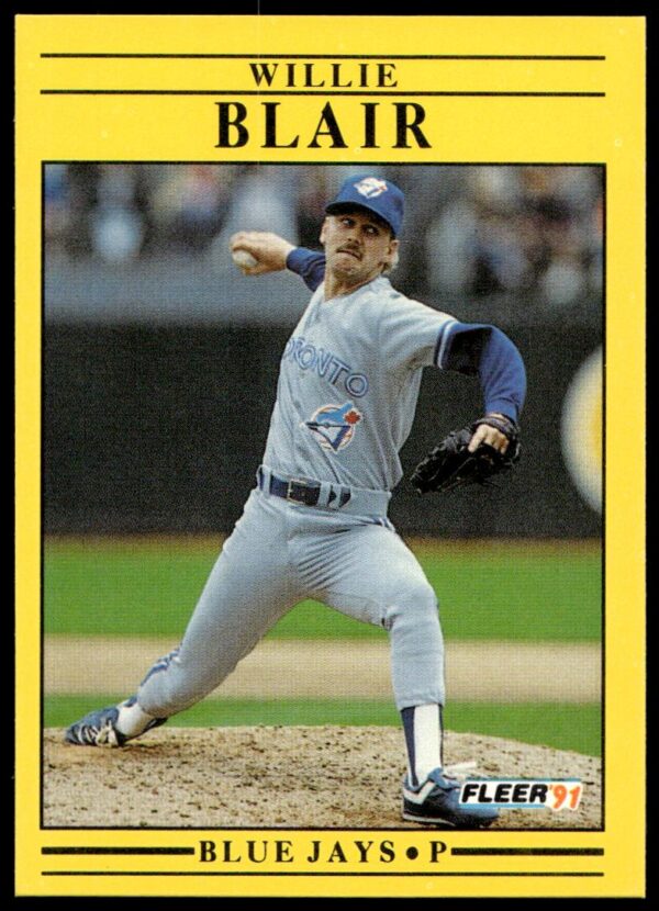 1991 Fleer Willie Blair #170 (Front)