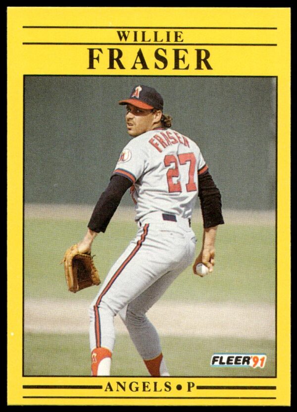 1991 Fleer Willie Fraser #314 (Front)