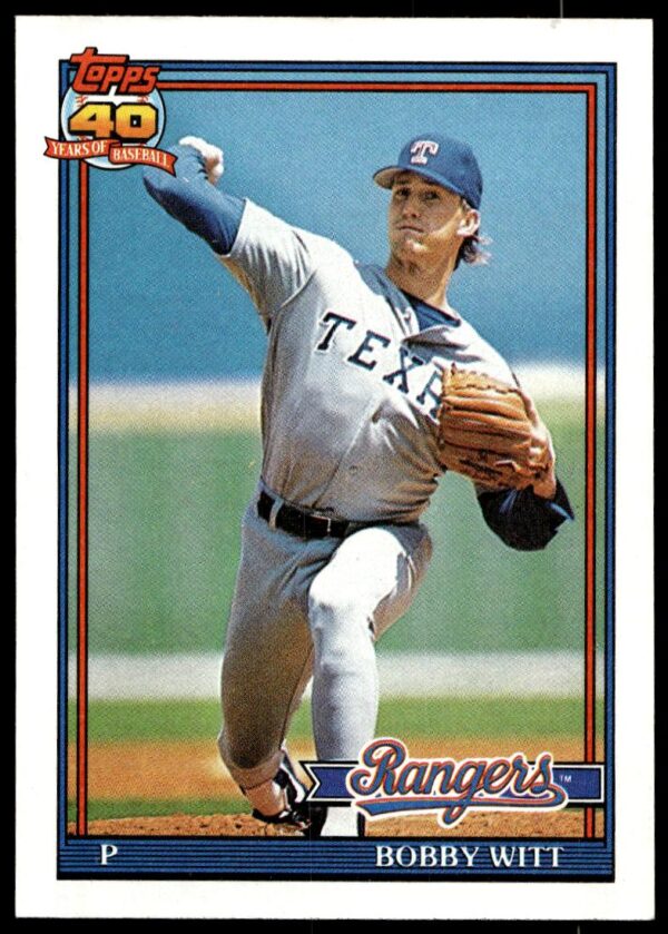 1991 Topps Bobby Witt #27 (Front)