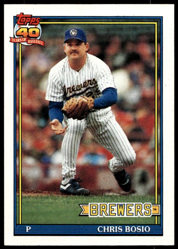1991 Topps Chris Bosio #217 (Front)