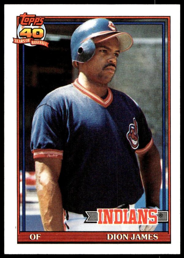 1991 Topps Dion James #117 (Front)