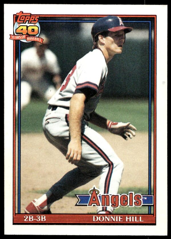 1991 Topps Donnie Hill #36 (Front)