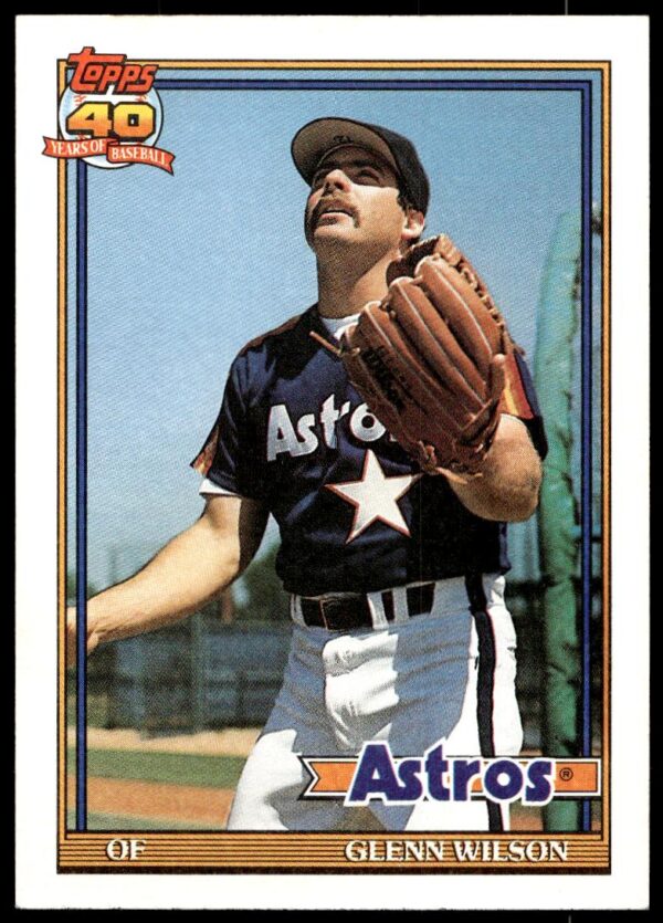 1991 Topps Glenn Wilson #476 (Front)