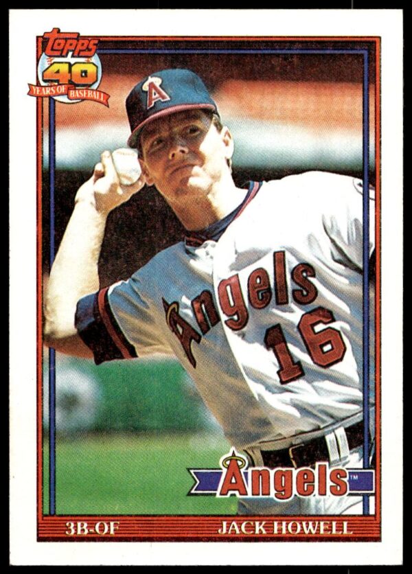 1991 Topps Jack Howell #57 (Front)