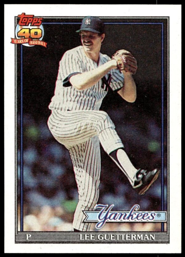1991 Topps Lee Guetterman #62 (Front)