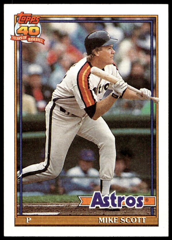 1991 Topps Mike Scott #240 (Front)