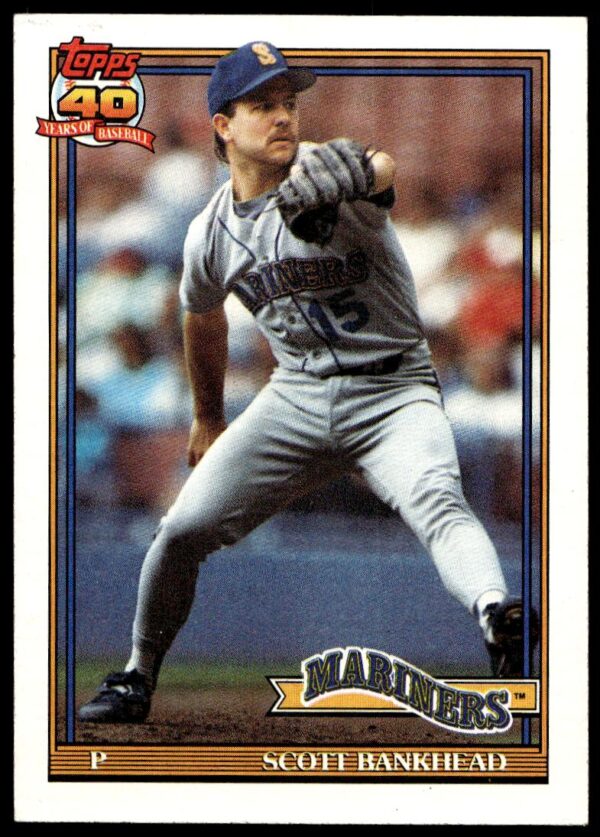 1991 Topps Scott Bankhead #436 (Front)