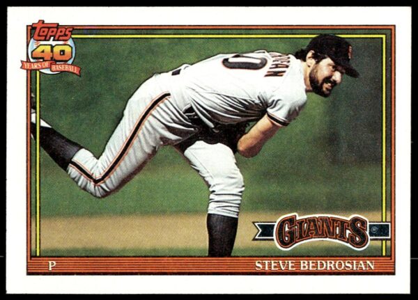 1991 Topps Steve Bedrosian #125 (Front)