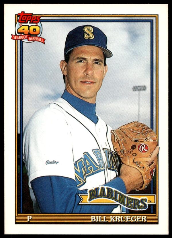 1991 Topps Traded Bill Krueger #70T (Front)