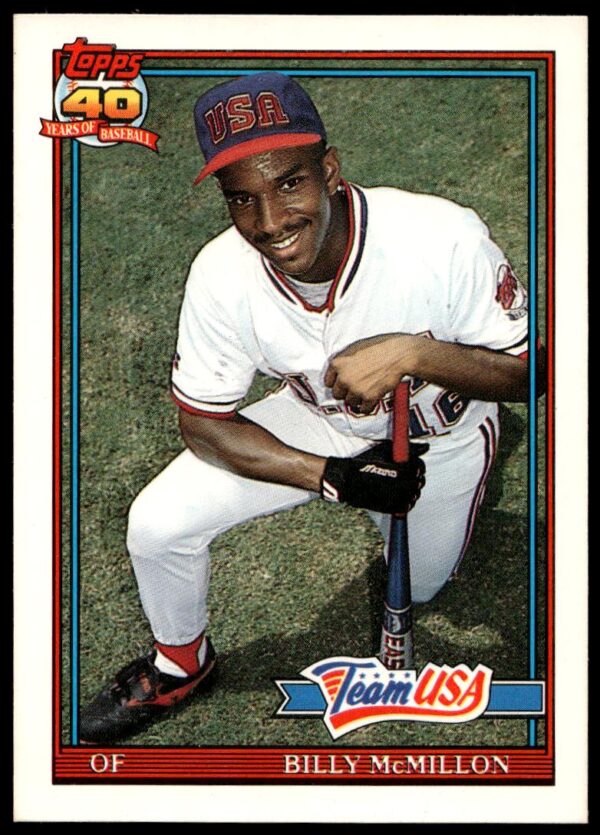 1991 Topps Traded Billy McMillon #78T (Front)