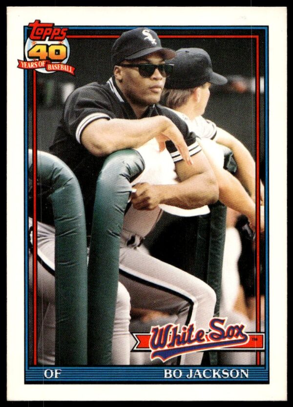 1991 Topps Traded Bo Jackson #58T (Front)