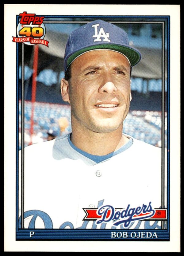 1991 Topps Traded Bob Ojeda #86T (Front)