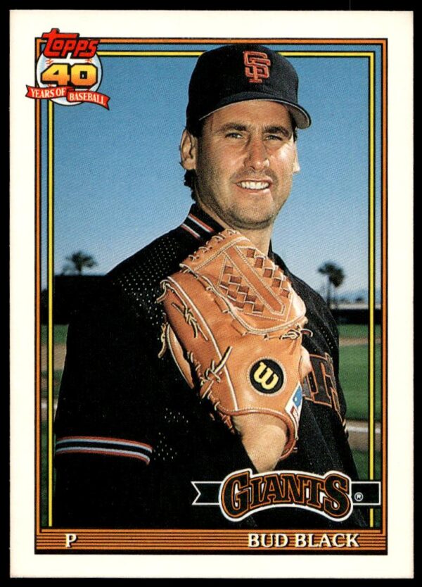 1991 Topps Traded Bud Black #11T (Front)