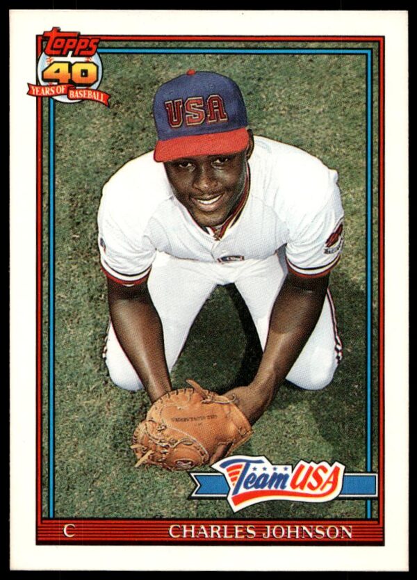 1991 Topps Traded Charles Johnson #61T (Front)