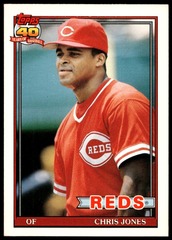 1991 Topps Traded Chris Jones #65T (Front)