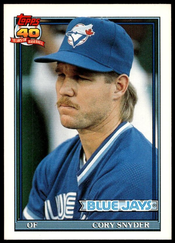 1991 Topps Traded Cory Snyder #111T (Front)