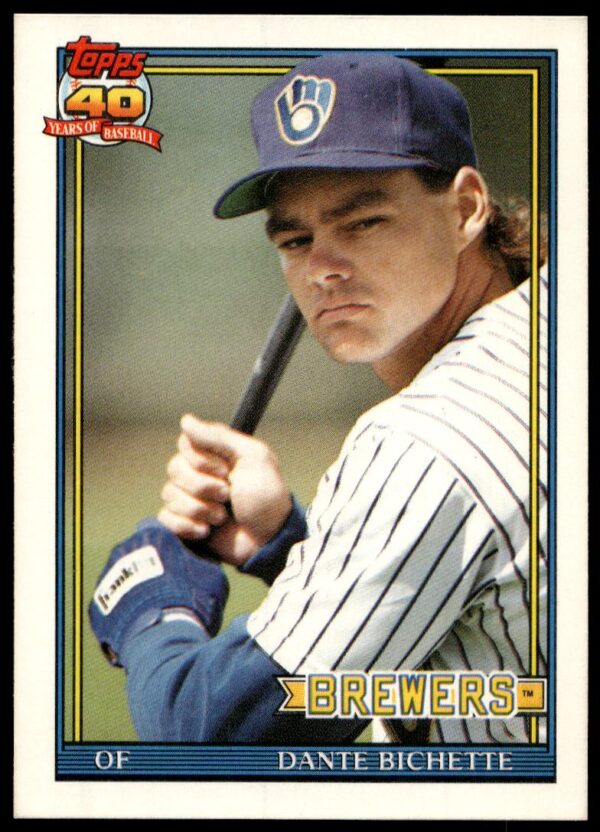 1991 Topps Traded Dante Bichette #10T (Front)