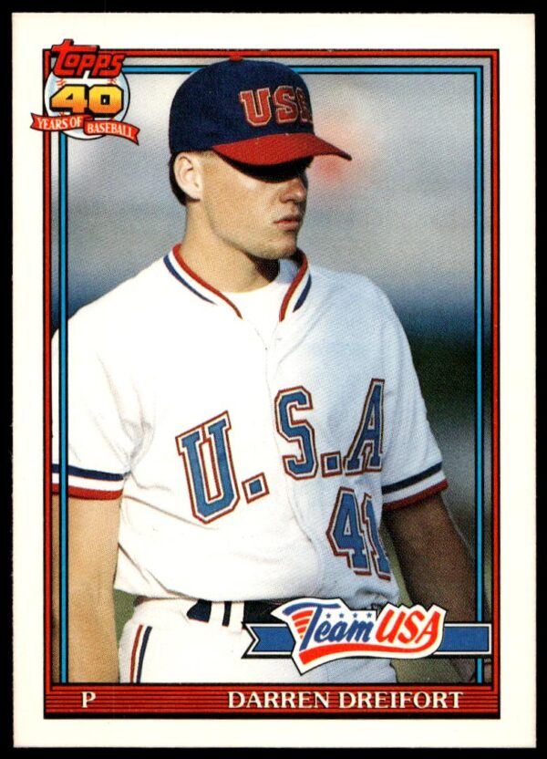 1991 Topps Traded Darren Dreifort #34T (Front)