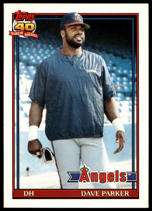 1991 Topps Traded Dave Parker #89T (Front)