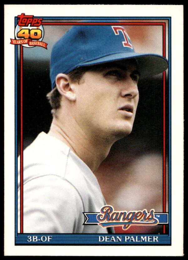1991 Topps Traded Dean Palmer #88T (Front)
