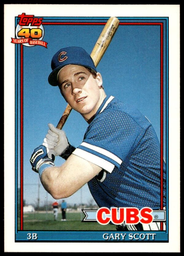 1991 Topps Traded Gary Scott #107T (Front)