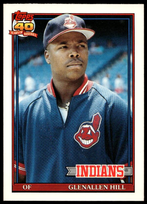 1991 Topps Traded Glenallen Hill #55T (Front)