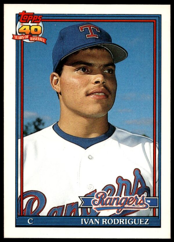 1991 Topps Traded Ivan Rodriguez #101T (Front)
