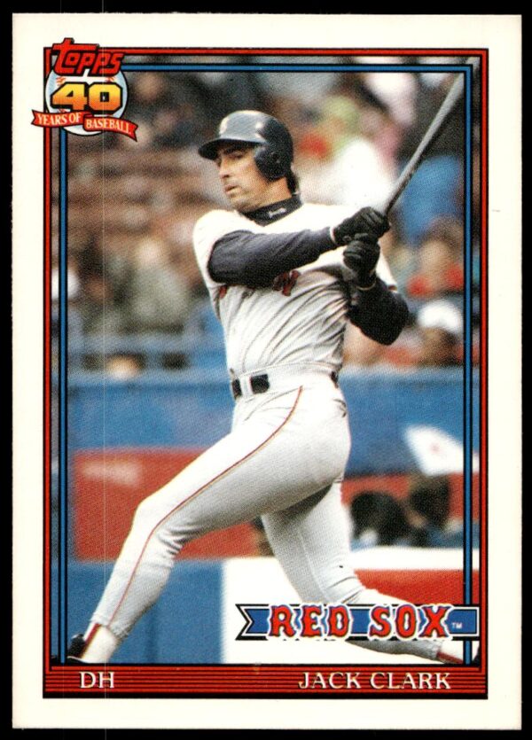 1991 Topps Traded Jack Clark #22T (Front)