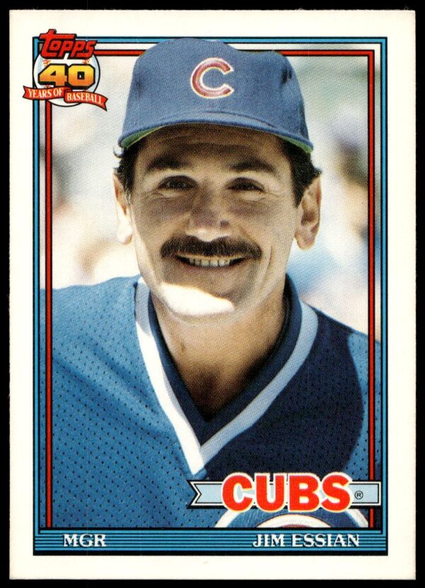 1991 Topps Traded Jim Essian #36T (Front)