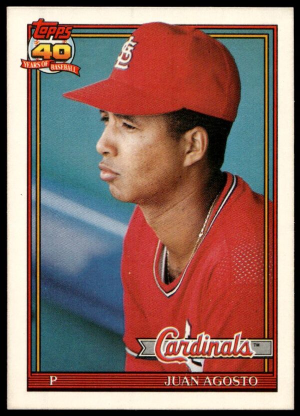 1991 Topps Traded Juan Agosto #1T (Front)