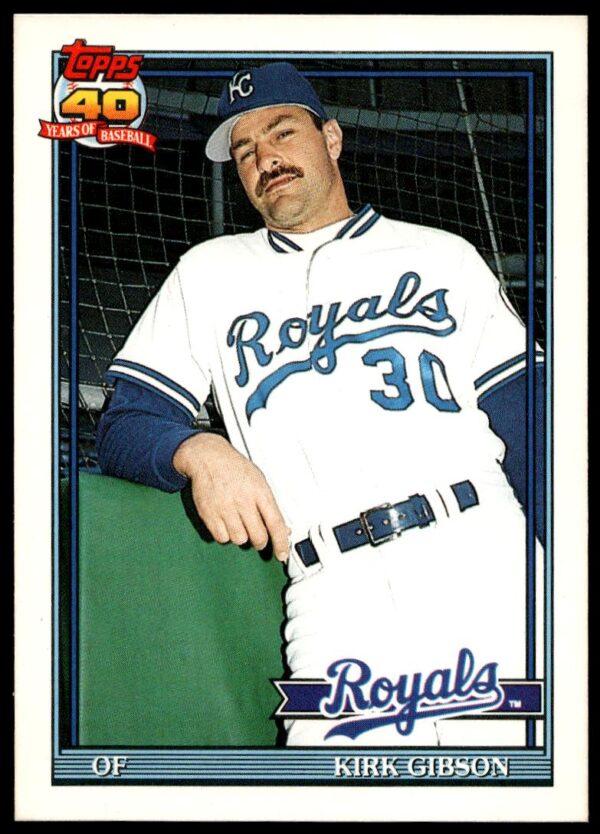 1991 Topps Traded Kirk Gibson #46T (Front)