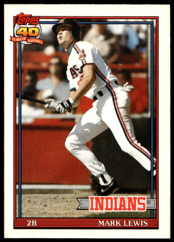 1991 Topps Traded Mark Lewis #73T (Front)