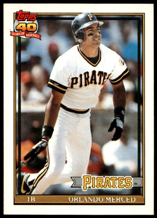 1991 Topps Traded Orlando Merced #81T (Front)