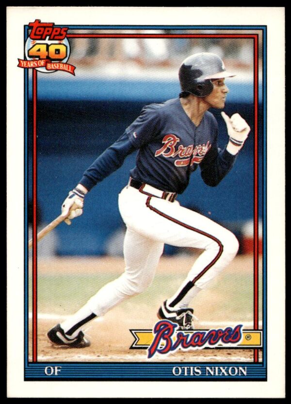1991 Topps Traded Otis Nixon #84T (Front)