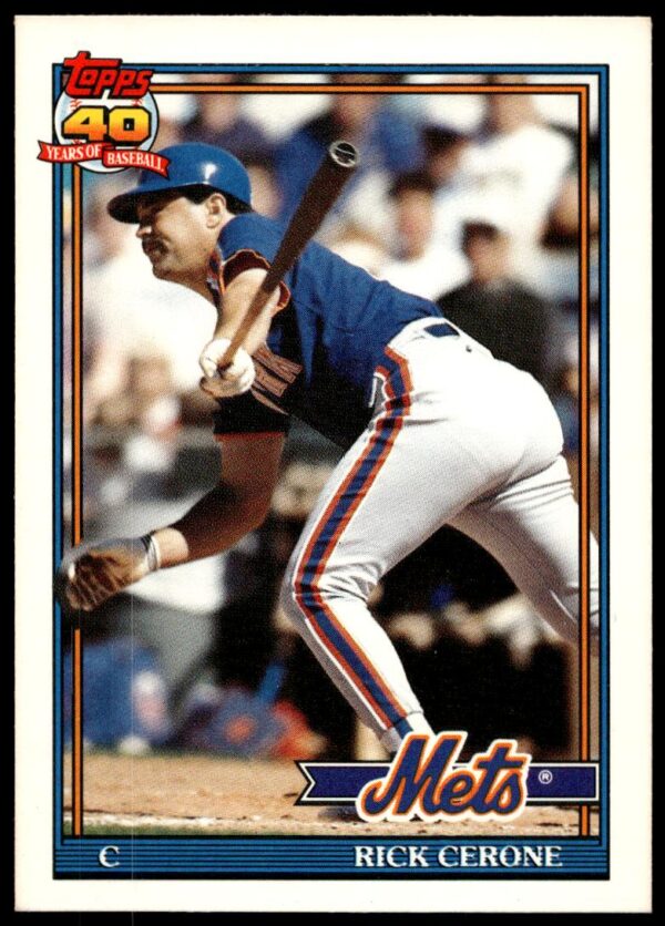 1991 Topps Traded Rick Cerone #21T (Front)