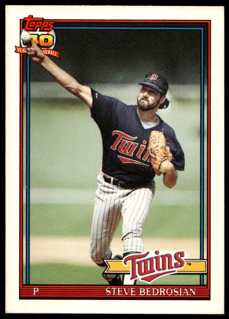 1991 Topps Traded Steve Bedrosian #6T (Front)