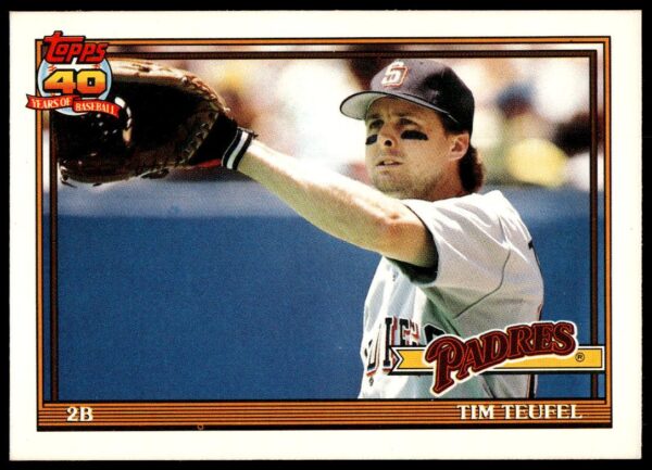 1991 Topps Traded Tim Teufel #120T (Front)