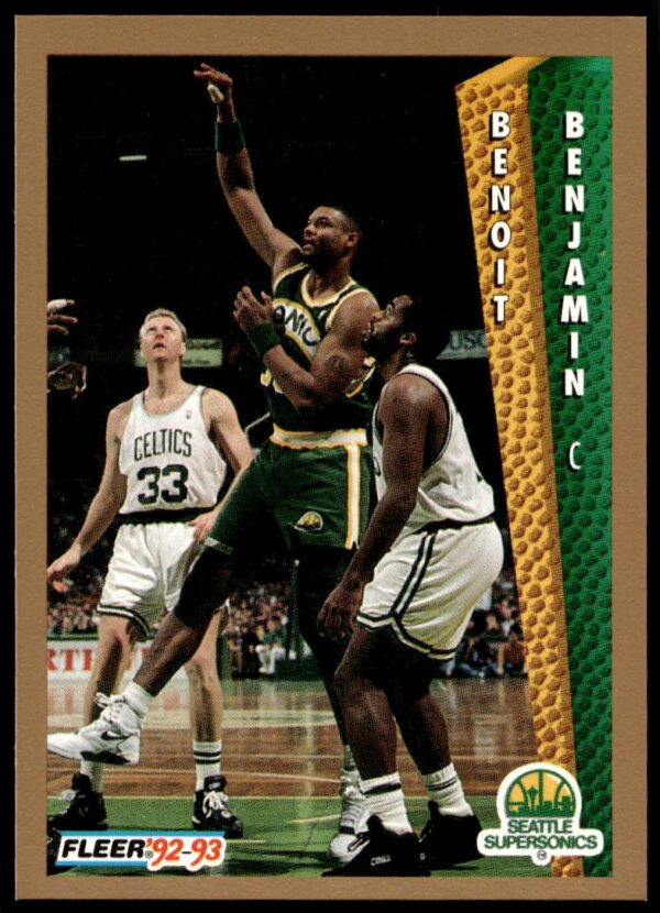 Benoit Benjamin 1992-93 Fleer Basketball Card #209 (Front).