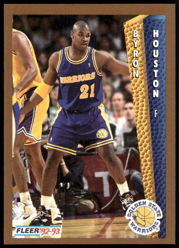 1992-93 Fleer Byron Houston #340 (Front)
