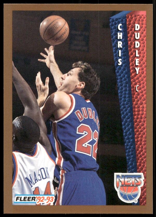 1992-93 Fleer Chris Dudley #387 (Front)