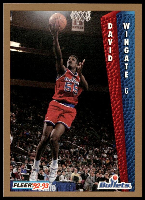 David Wingate 1992-93 Fleer Card #237 - Basketball Action Pose