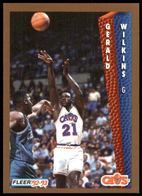 1992-93 Fleer Gerald Wilkins #320 (Front)
