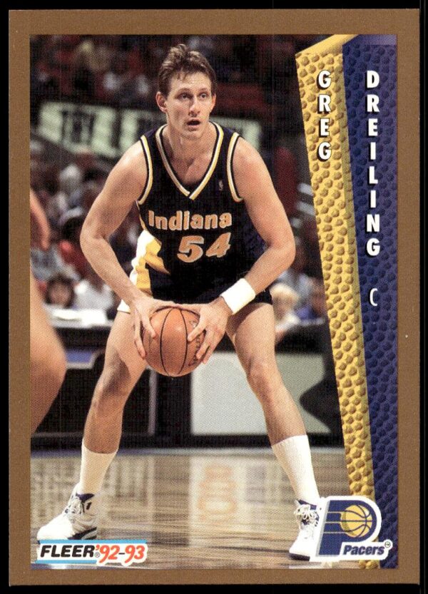 1992-93 Fleer Greg Dreiling #349 (Front)